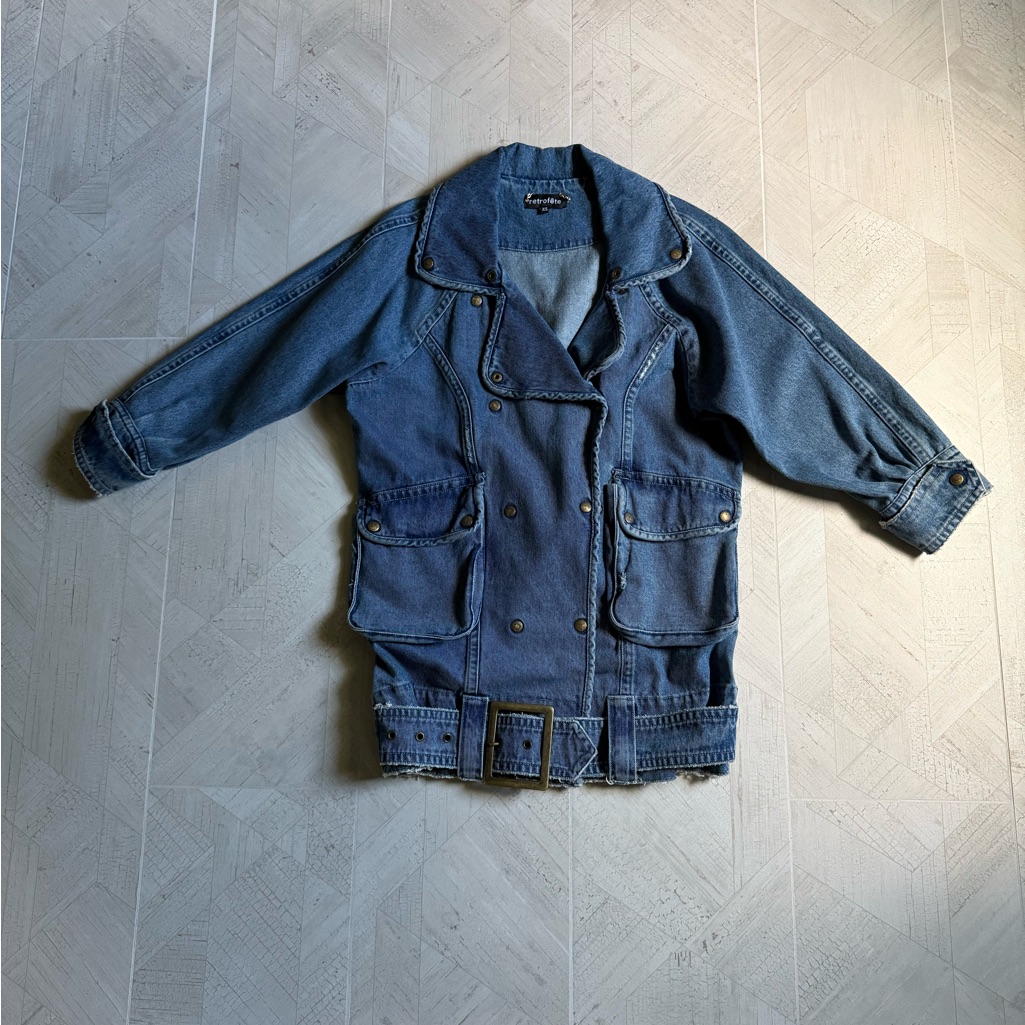 Retrofete Blue Denim Dress